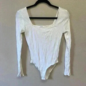 Women’s Ribbed Square Neck Bodysuit